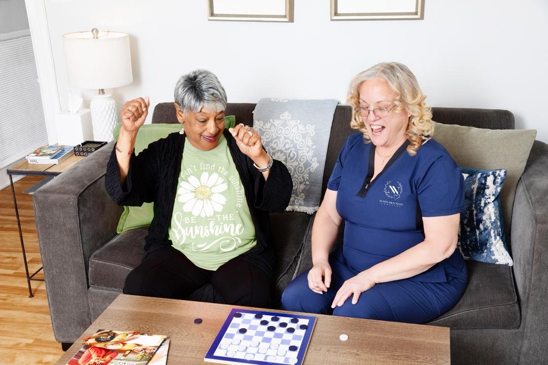 nutured nest care taker with client